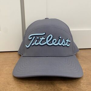 Titleist Charcoal Cap with Light Blue Embroidery